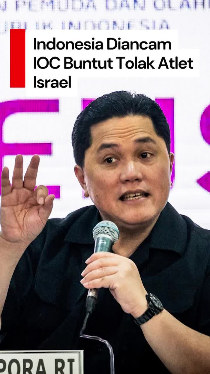Video Indonesia Diancam IOC Buntut Tolak Atlet Israel, Menpora Tahu Konsekuensinya Video Indonesia Diancam IOC Buntut Tolak Atlet Israel, Menpora Tahu Konsekuensinya