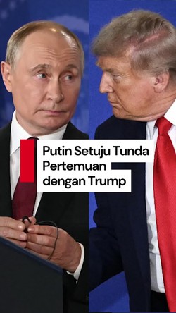 Video Putin soal Pertemuan dengan Trump Batal: Perlu Persiapan