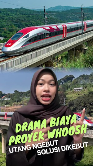 Video Whoosh Terus Ngebut, Solusi Utang Masih Dikebut