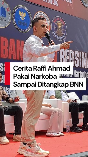 Video: Ajak Pelajar Jauhi Narkoba, Raffi Ahmad Kenang Saat Ditangkap BNN