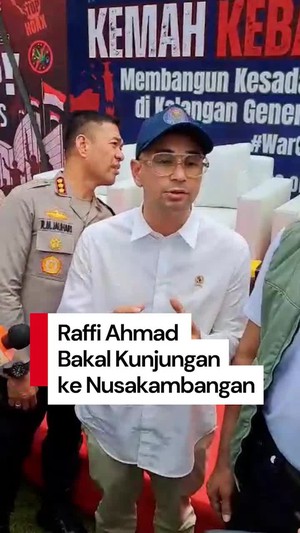  Video: Raffi Ahmad Berencana Kunjungi Nusakambangan, Bakal Temui Ammar Zoni?
