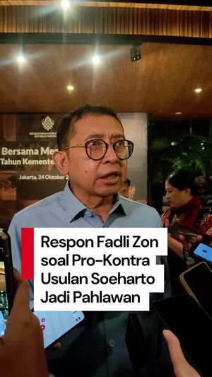 Video Usulan Soeharto Jadi Pahlawan Diprotes, Fadli Zon: Wajar Ada Pro-Kontra
