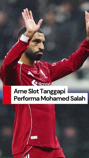 Video: Mo Salah Belum Cetak Gol Satu Bulan Ini, Arne Slot Tak Khawatir