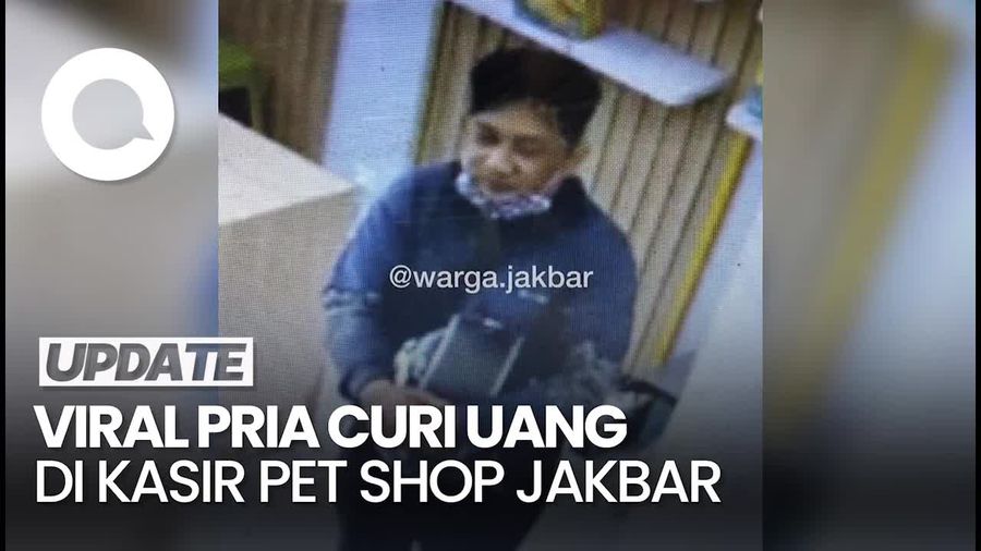 Video: Pura-Pura Beli Makan Kucing, Pria Curi Uang di Kasir Pet Shop Jakbar