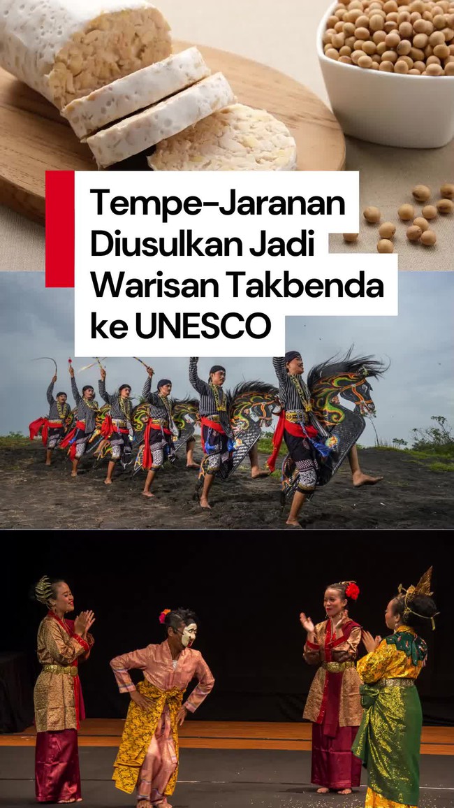 Video: Indonesia Ajukan Tempe-Jaranan jadi Warisan Takbenda ke UNESCO Video: Indonesia Ajukan Tempe-Jaranan jadi Warisan Takbenda ke UNESCO