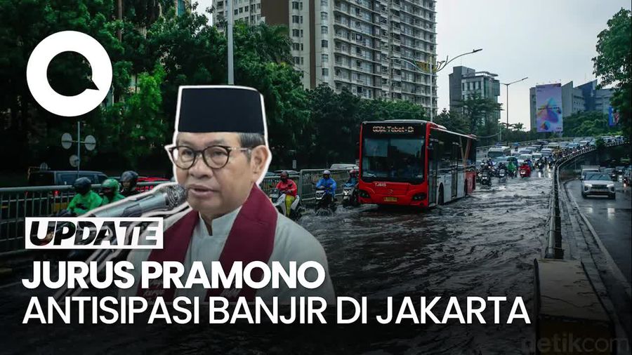 Video: Jakarta Diprediksi Masuk Musim Hujan, Ini Jurus Pramono Antisipasi Banjir