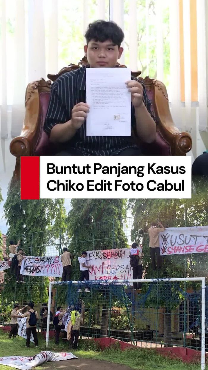 Video: Buntut Panjang Kasus Chiko Edit Foto Cabul, Kepsek Didesak Mundur