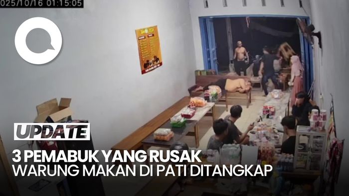Video: Polisi Tangkap 3 Pria Mabuk yang Rusak Warung Makan di Pati Video: Polisi Tangkap 3 Pria Mabuk yang Rusak Warung Makan di Pati