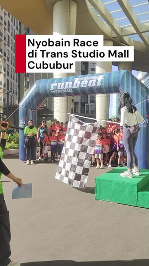Video: Sensasi Ikut Race Lari di dalam Mall