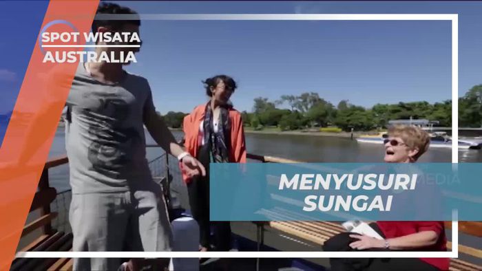 Menyusuri Sungai Brisbane dengan Kapal dan Menikmati Pemandangan Kota dari Kapal di Australia  