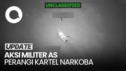 Video: Detik-detik Militer AS Tembak Kapal Pengangkut Narkoba di Laut Karibia