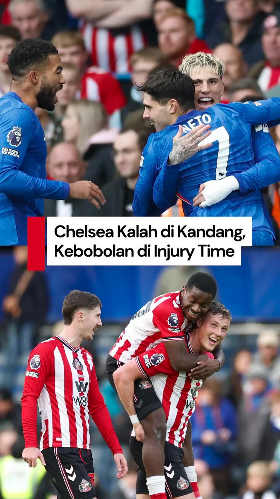 Video: Kekalahan Pahit Chelsea dari Sunderland