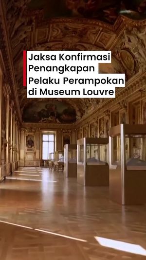 Video: Pelaku Perampokan Museum Louvre Paris Ditangkap di Bandara