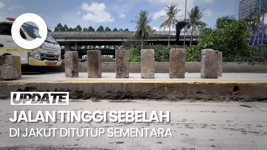 Video Jalan Tinggi Sebelah di Jakut yang kerap Sebabkan Mobil Terperosok