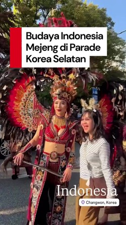 Video: Gokil! Indonesia Sabet Juara 1 di Parade Budaya Korea Selatan