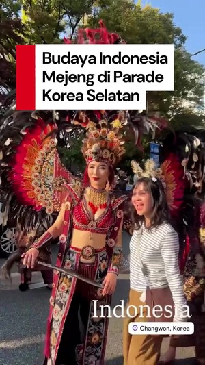 Video: Gokil! Indonesia Sabet Juara 1 di Parade Budaya Korea Selatan
