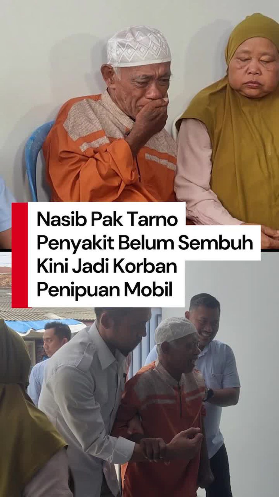 Video Nestapa Pak Tarno: Stroke Tak Kunjung Sembuh-Jadi Korban Penipuan