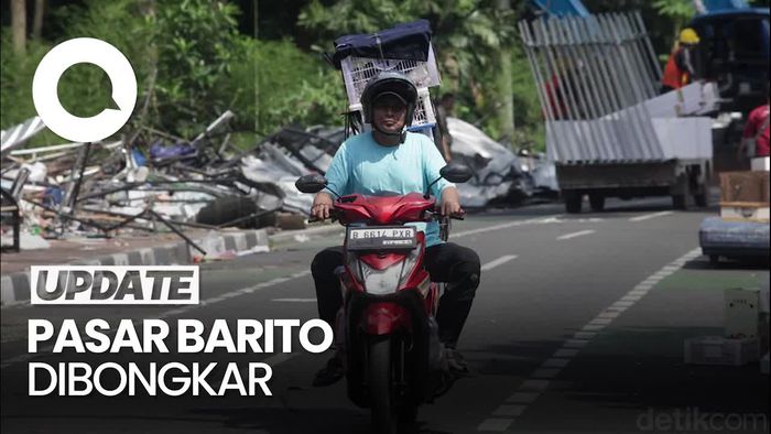 Video Kondisi Pasar Hewan Barito di Jaksel Usai Dibongkar