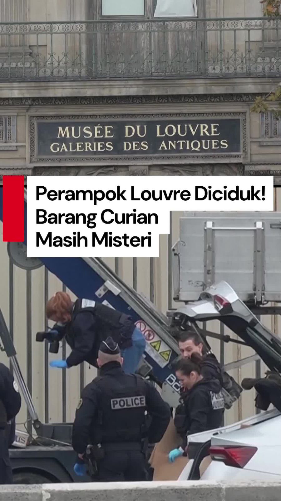 Video: Tersangka Perampokan Louvre Ketangkap Pas Mau Kabur ke Aljazair!