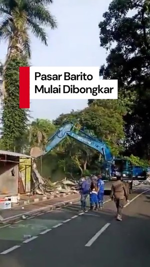 Video: Pasar Barito Dibongkar, Pedagang Pindah ke Sentra Fauna Lenteng Agung