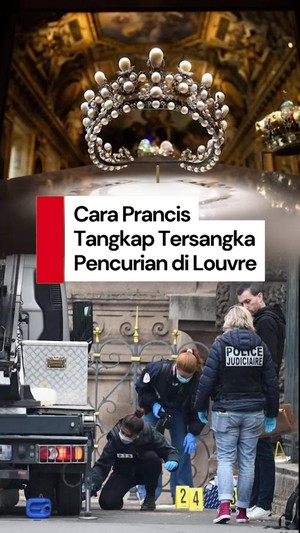 Video: Jejak DNA di Balik Penangkapan Tersangka Pencurian di Museum Louvre