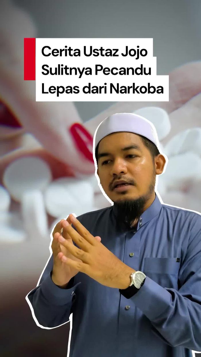 Video: Cerita Ustaz Jojo Ali Yusuf soal Sulitnya Lepas dari Narkoba