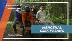 Mengenal Ojek Palang, Transportasi Unik Modifikasi di Tasikmalaya  
