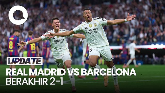 Video: Gol Mbappe-Bellingham Bawa Real Madrid Ungguli Barcelona