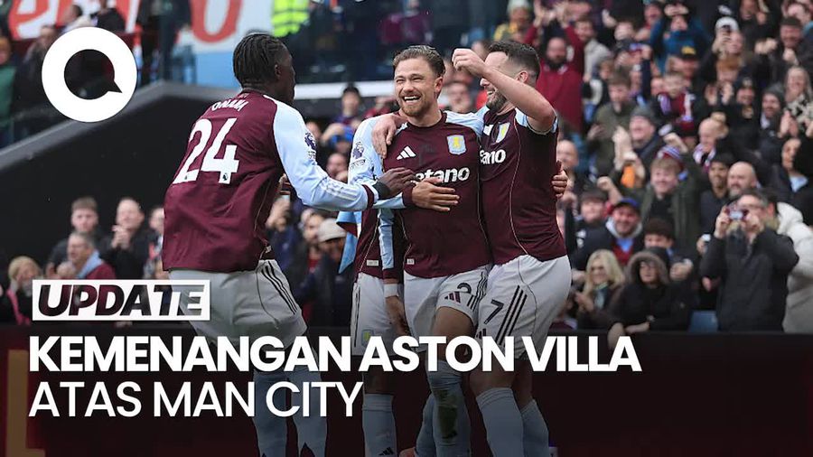 Video: Man City Takluk di Kandang Aston Villa