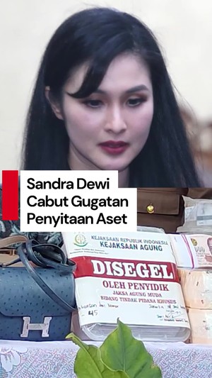 Video: Sandra Dewi Cabut Gugatan Penyitaan Aset Mewah Kasus Harvey Moeis