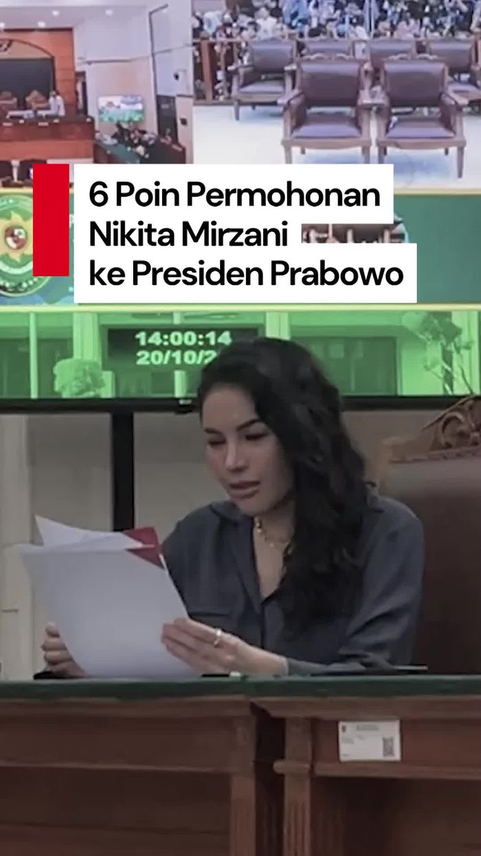 Video: Isi Surat Pengaduan Nikita Mirzani ke Presiden Prabowo Video: Isi Surat Pengaduan Nikita Mirzani ke Presiden Prabowo