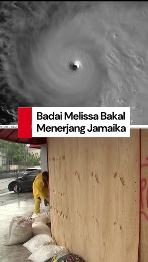 Video: Warga Jamaika Bersiap Menghadapi Badai Kategori 5 Melissa