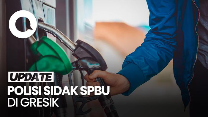 Video: Polisi Sidak SPBU di Gresik Usai Ramai Motor Brebet