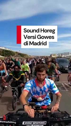 Video: Unik! Ada Sound Horeg Versi Gowes di Ibu Kota Spanyol