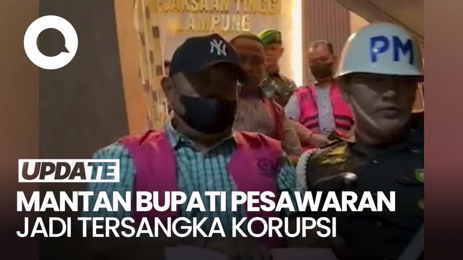Video: Eks Bupati Pesawaran Dendi Ramadhona Jadi Tersangka Korupsi Rp 8,2 M
