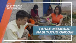 Melanjutkan Proses Memasak Nasi Tutug Oncom di Tasikmalaya dengan Para Selebriti  