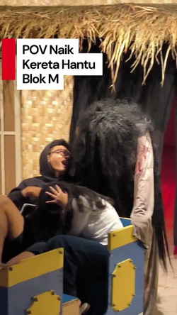 Video: Jajal Kereta Hantu Blok M, Benaran Seram?