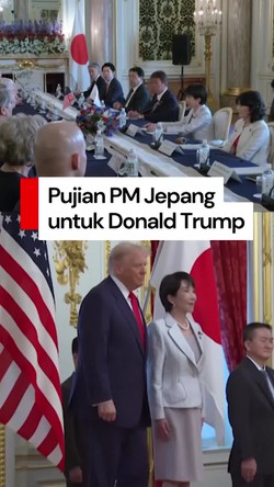 Video Pujian PM Jepang ke Trump: Damaikan Thailand-Kamboja hingga Gaza 