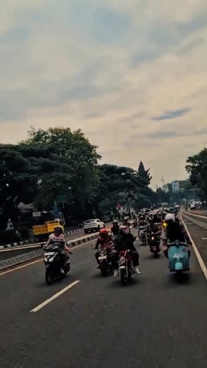 Intip keseruan Sumpah Pernah Muda Ride Komunitas SabtuPagi