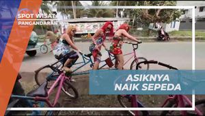 Asiknya Bersepeda Bersama Orang Terkasih di Pangandaran  