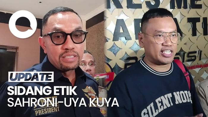 Video: MKD Soal Jadwal Sidang Etik Sahroni-Uya Kuya