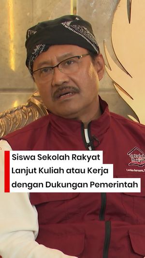 Video: Siswa Sekolah Rakyat Bisa Lanjut Kuliah atau Kerja dengan Dukungan Pemerintah