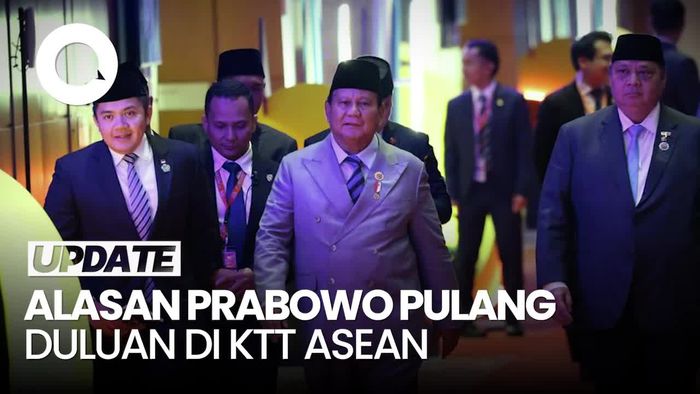 Video: Alasan Prabowo Pulang Lebih Awal di KTT ASEAN Video: Alasan Prabowo Pulang Lebih Awal di KTT ASEAN