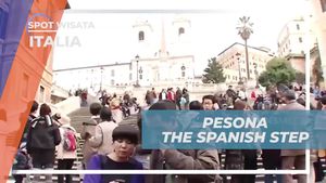 Mengunjungi The Spanish Step dan Merasakan Ramainya Suasana Turis di Roma, Italia  