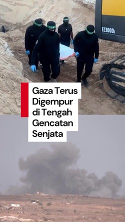 Video: Israel Tetap Serang Gaza saat Gencatan Senjata, 30 Orang Tewas