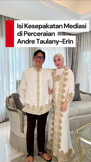 Video: Isi Perjanjian Andre Taulany-Erin di Kesepakatan Mediasi Cerai