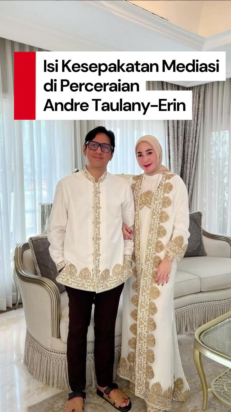 Video: Isi Perjanjian Andre Taulany-Erin di Kesepakatan Mediasi Cerai