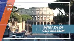 Mengunjungi Colosseum dan Berfoto Bersama Gladiator di Italia 
