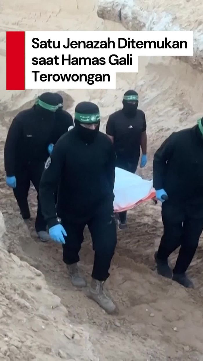 Video: Satu Jenazah Ditemukan saat Hamas Gali Terowongan Bawah Tanah