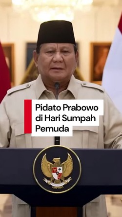Video Pesan Prabowo ke Pemuda Indonesia: Jangan Takut Gagal